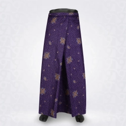 Print Lungi-Black Lavender Cotton 